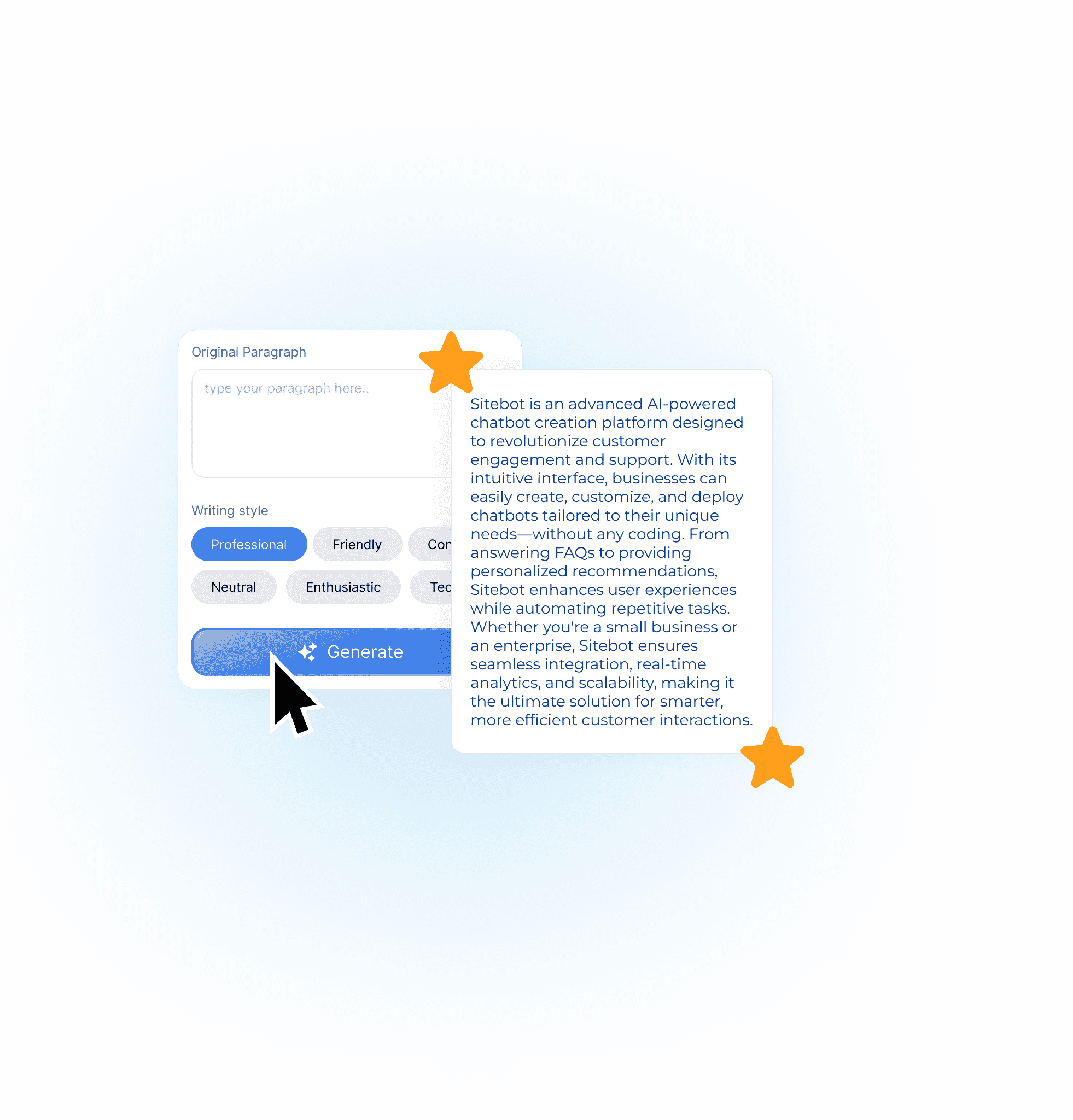 Free AI Paragraph Rewriter