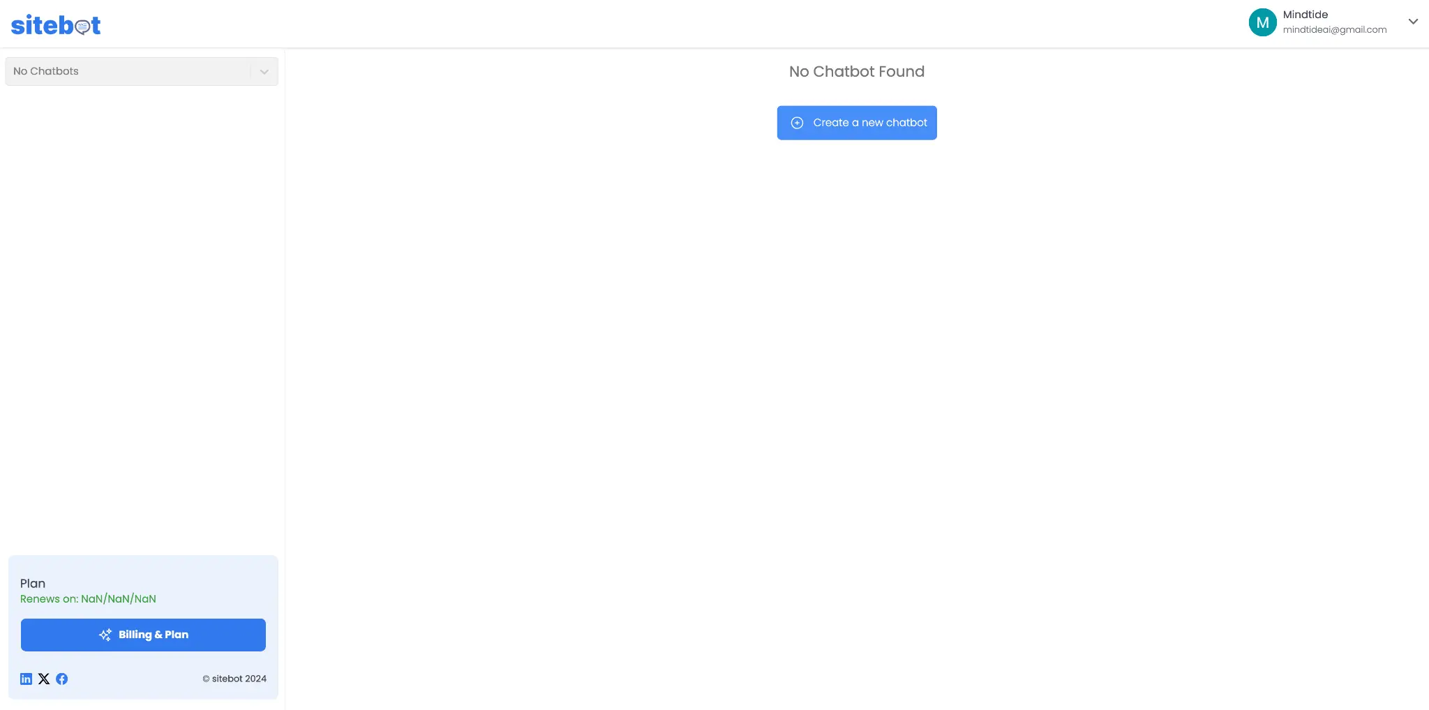 create first chatbot